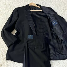 未使用級/3Lサイズ●Brooks Brothers ブルックスブラザーズ タキシード セットアップ スーツ ウール100 ブラック 黒 フォーマル_画像1