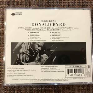 ドナルド・バード（Donard Byrd）スロウ・ドラッグ Slow Drag 輸入盤 BLUENOTE RVG Editionの画像2