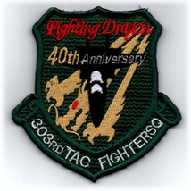 小松基地　第３０３飛行隊 創隊４０周年記念　ハイビジ・メインパッチ_画像1