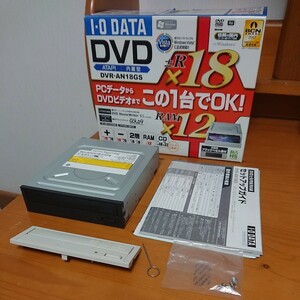 ☆動作確認済☆ I-O DATA IDE ATAPI 内蔵型 DVDスーパーマルチドライブ DVR-AN18GS Sony NEC オプティアーク製 AD-7170A アイオーデータ