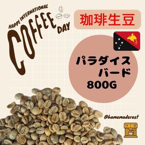 コーヒー生豆 パラダイスバード 800gの画像1