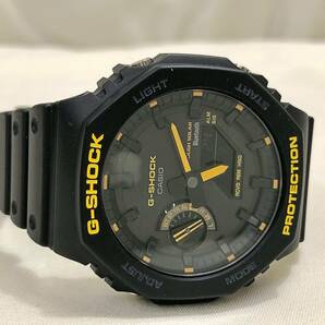 CASIO G-SHOCK タフソーラー 腕時計 GA-B2100 コーションイエロー 稼働品 管GFARの画像2