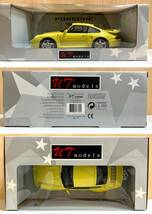 ☆【コレクター放出品】UT models 1/18 PORSCHE turbo S Yellow UTモデル ポルシェ ターボS イエロー 管GARR_画像2