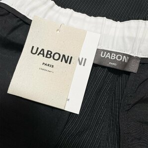 高級EU製＆定価5万◆UABONI*Paris*スーツパンツ*ユアボニ*パリ発◆上品 接触冷感 薄手 ストライプ柄 スラックス ズボン 通勤 ビジネス L/48の画像10