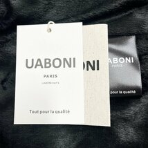 逸品EU製＆定価5万◆UABONI*Paris*ブルゾン*ユアボニ*パリ発◆上質 裏起毛 保温 オシャレ 無地 スタイリッシュ ジャケット 定番 2XL/52_画像9