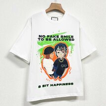 個性ヨーロッパ製※定価2万◆ブルガリア発※RISELIN 半袖Tシャツ 通気吸汗 速乾 イラスト カットソー ストリート アメカジ 夏 L/48サイズ_画像7