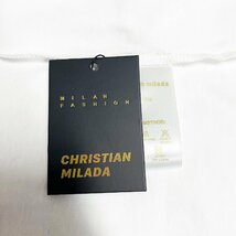 定価2万★christian milada・ミラノ発・半袖Ｔシャツ★100％コットン 吸汗速乾 快適 スウェット かわいい 男女兼用 定番 M/46サイズ_画像9