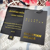 一枚限定 定価3万 ★ christian milada ★ ミラノ発 個性 パーカー 吸汗速乾 薄手 超軽量 オシャレ 花柄 ジャケット 男女兼用 L/48サイズ_画像9