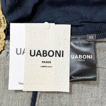 個性EU製＆定価4万◆UABONI*Paris*スウェットパンツ*ユアボニ*パリ発◆上品 通気 伸縮性 ストレイプ デニム ビンテージ 普段着 2XL/52_画像10