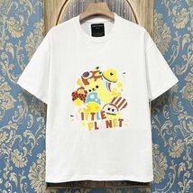 定価2万★christian milada・ミラノ発・半袖Ｔシャツ★100％コットン 吸汗速乾 快適 スウェット かわいい 男女兼用 定番 2XL/52サイズ_画像1