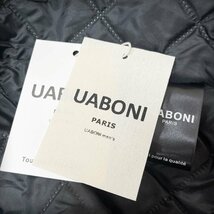 ★★最高級EU製＆定価8万◆UABONI*Paris*中綿ジャケット*ユアボニ*パリ発◆中綿入り 個性 肉厚 防寒 高級刺繍 MA-1 フライトジャケット M_画像10