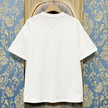 定価2万★christian milada・ミラノ発・半袖Tシャツ★コットン100％ 上品 薄手 吸汗速乾 通気 ユニコーン トップス 男女兼用 2XL/52サイズ_画像2