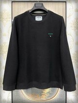 一枚限定EU製＆定価5万◆UABONI*Paris*プルオーバー*ユアボニ*パリ発◆豪華シルク/カシミヤ混 ソフト 凹凸 オシャレ スポーツ 日常着2XL/52_画像1