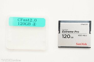 サンディスク エクストリームプロ CFast2.0 120GB SanDisk Extreme Pro SanDisk CFast2.0 120GB No.4 中古品 　24022811