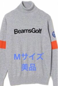 緊急値下げ！美品！BEAMS GOLF / ソデ ライン タートルネック セーター