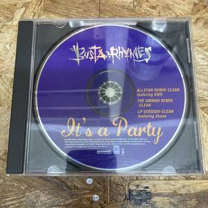 シ● HIPHOP,R&B BUSTA RHYMES - IT'S A PARTY REMIXES シングル,PROMO盤 CD 中古品