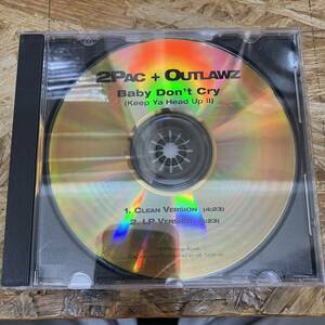 シ● HIPHOP,R&B 2PAC + OUTLAWZ - BABY DON'T CRY シングル CD 中古品