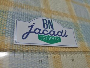 BN JACADI TROPHY/オフロード ラリー/フランス/ステッカー/シール/ ※ヤフーショッピングストア/レア物商会・健美堂でも大量出品中!