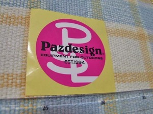 Pazdesign/パズデザイン/丸形/ステッカー/シール/A　※ヤフーショッピングストア/レア物商会・健美堂でも大量出品中！