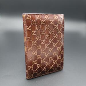 正規品 グッチ Gucci カードケース Card Case GG レザー Embossed Leather 革 Authentic Mint