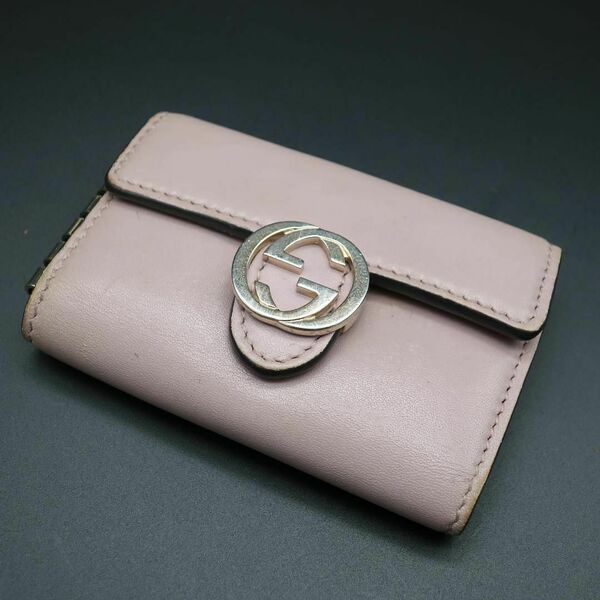 正規品 グッチ Gucci 6連キーケース Keycase インターロッキング Interlocking Emblem Authentic Mint