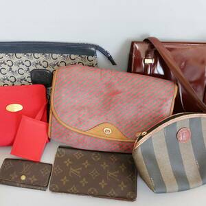 1円～ バッグ ポーチ 財布 キーケース セット やま ヴィトン グッチ セリーヌ ディオール フェンディ Louis Vuitton Gucci Celine Fendi