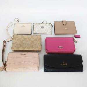 1円～ 正規品 コーチ Coach 財布 Wallet コインケース Coin Case カードケース Card Case 型押し レザー Embossed Leather Authentic