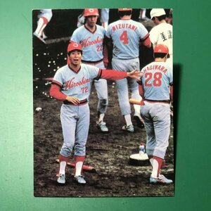 1979年　カルビー　プロ野球カード　79年　日本シリーズ　広島　古葉　【Ｄ87】
