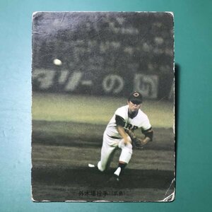 1974年　カルビー　プロ野球カード　74年　203番　広島　外木場　 【D2】