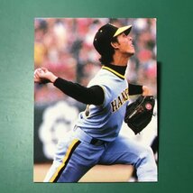 1980年　カルビー　プロ野球カード　80年　白熱！開幕戦シリーズ　7番　阪神　小林　大判サイズ　 【D2】_画像1