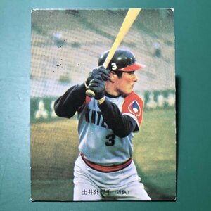 1974年　カルビー　プロ野球カード　74年　216番　近鉄　土井　　　　【D83】