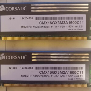 CORSAIR DDR3 XMS3 1600MHz 16GB(2x8GB) デスクトップ用 PCメモリの画像3