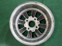 【個人宅配送不可】中古 社外 アルミ ワタナベ 13x7J(実測値) INSET+8(実測値) 4H PCD114.3 1本のみ No.5_画像2