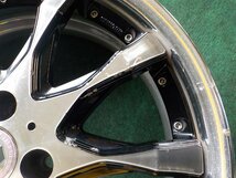 【個人宅配送不可】中古 社外アルミ WORK SCHWERT 17x6.5J INSET+48 4H PCD100 4本セット_画像3