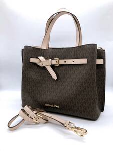 【14908】★美品★ MICHEAL KORS マイケルコース エミリア 2WAYバッグ ショルダーバッグ ハンドバッグ バック 肩掛け フォーマル お出かけ 