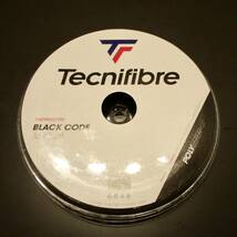 ◆送料込み◆テクニファイバー（Tecnifibre）ブラックコード（BLACK CODE）ブラック 約145m（12回分）1.28mm◆美品◆_画像1