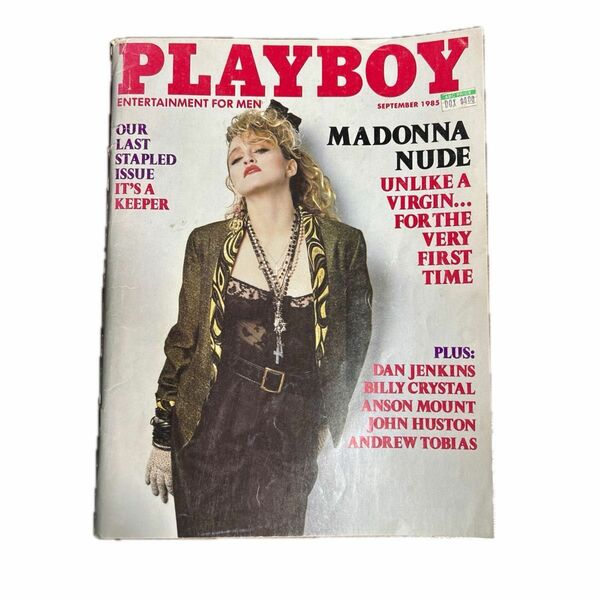 プレイボーイ　PLAYBOY 雑誌　USA 1985年9月号　マドンナ　特集　モノクロ写真記載　洋書　ヴィンテージ