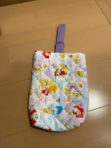 入園グッズ　ディズニープリンセス シューズケース 上履き入れ ハンドメイド