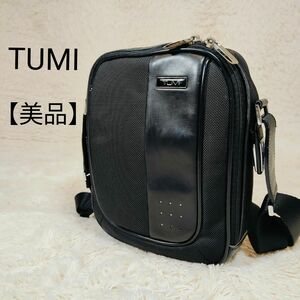 美品☆ TUMI トゥミ ショルダーバッグ マチ調整 ブラック