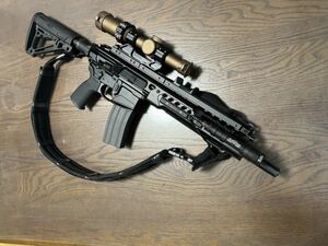 Toxicant SIG MCX spear LT 11.5inch MWSベース ブラック、内部カスタム品、実物パーツ付（ガスブロ、ガスブローバック、シグ、GBB 、M4）