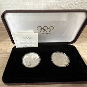 1円スタート オリンピック 記念硬貨 記念銀貨 20ドル 925 総重量67.26g オーストラリア 1993 エリザベス2世 専用ケース 証明書付きの画像2