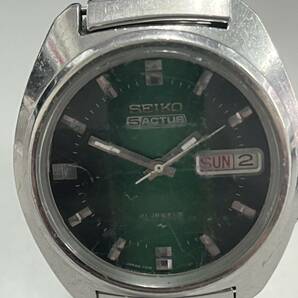 1円スタート SEIKO セイコー 腕時計 ACTUS アクタス 自動巻き 7019-7350 デイデイト カットガラス 稼働品 の画像2