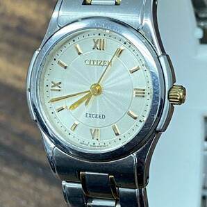 １円スタート CITIZEN シチズンEXCEED エクシード 腕時計 3330-H30792 Y クォーツ レディース腕時計 メンズ腕時計 の画像2