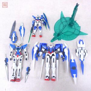 組立済 バンダイ MG RG 1/100 1/144 ガンダムエクシア/ダブルオーライザー/ダブルオークアンタ 計3個セット BANDAI ガンプラ 現状品【20