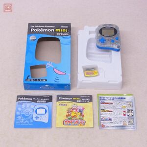 動作品 ポケモンミニ Pokemon mini MIN-001 ウパーブルー ポケモンパーティーミニ付 任天堂 Nintendo ニンテンドー 箱説付【10