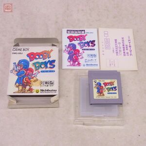 動作保証品 GB ゲームボーイ ブービーボーイズ BOBY BOYS 日本物産 Nichibutsu 箱説ハガキ付【10