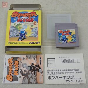 1円〜 動作保証品 良品 GB ゲームボーイ ボンバーキング シナリオ 2 BOMBER KING Scenario 2 サン電子 SUNSOFT 箱説ハガキ付【10