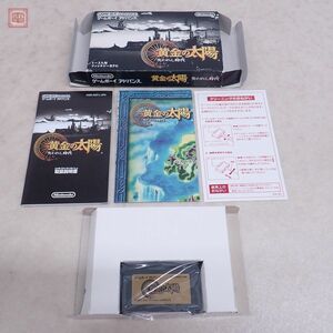 動作保証品 GBA ゲームボーイアドバンス 黄金の太陽 失われし時代 ニンテンドー 任天堂 Nintendo 箱説付【PP