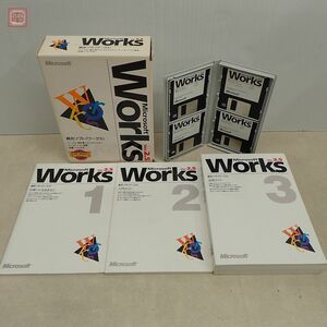 PC-9800シリーズ 3.5インチFD 統合ソフト ワークス Microsoft Works ver.2.5 マイクロソフト 箱説付 動作未確認【20