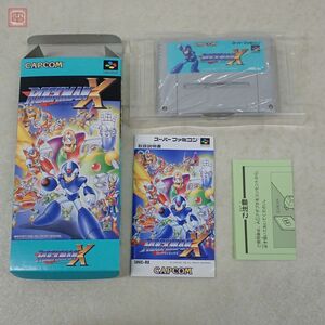 動作保証品 SFC スーパーファミコン ロックマンエックス ROCKMAN X カプコン CAPCOM 箱説付【10